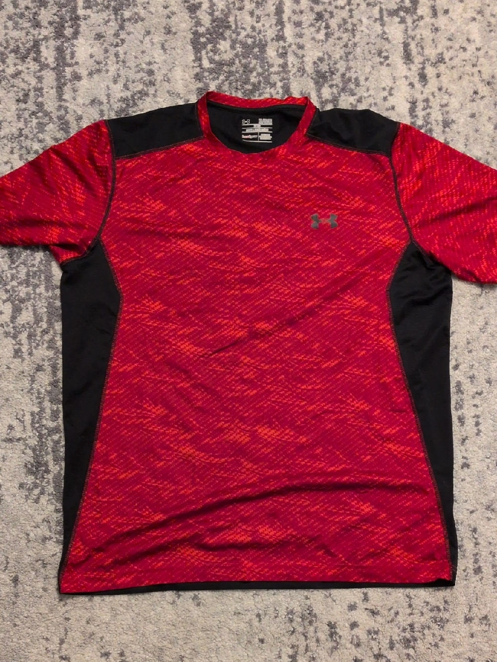 Under Armour Red Performance Short Sleeve Tech Shirt